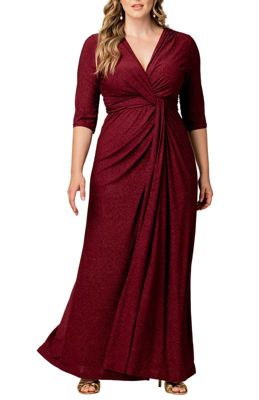 KIYONNA Women's Plus Size Romanced by Moonlight Long Gown, 4X