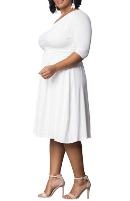 Women's Plus Draped Class Cowl Neck Dress