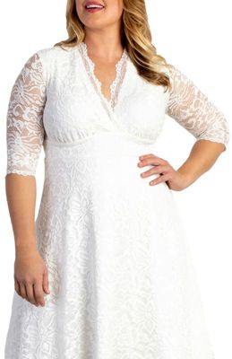 Women's Plus Bella Lace A-Line Cocktail Dress