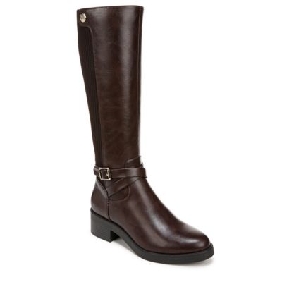LifeStride Women's Brittany Knee High Boot, Dark Brown, 6W