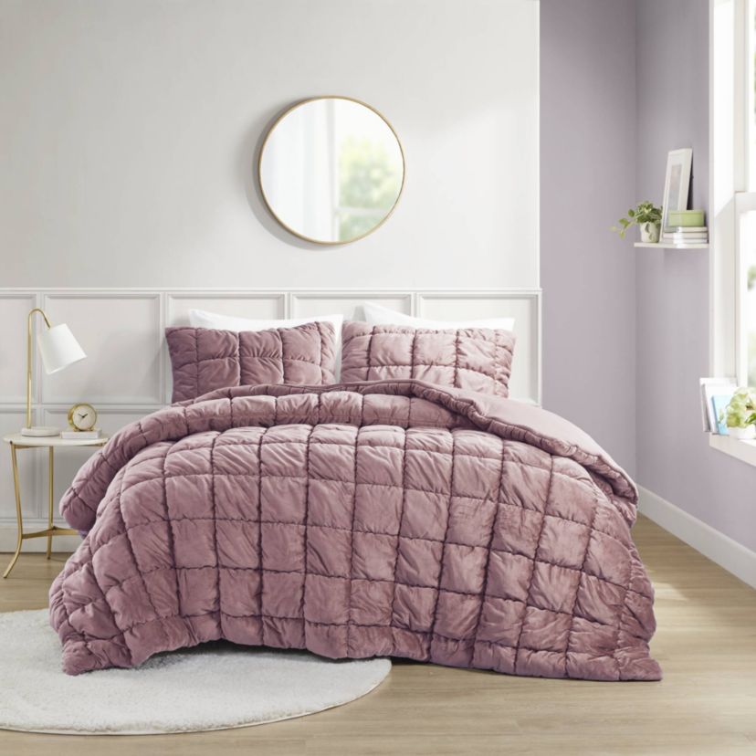 Velvet Dream Puff 2 Piece Comforter Set