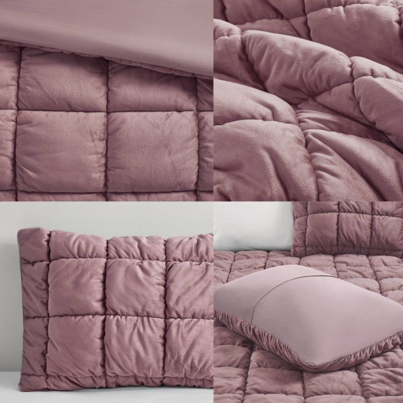 Velvet Dream Puff 2 Piece Comforter Set