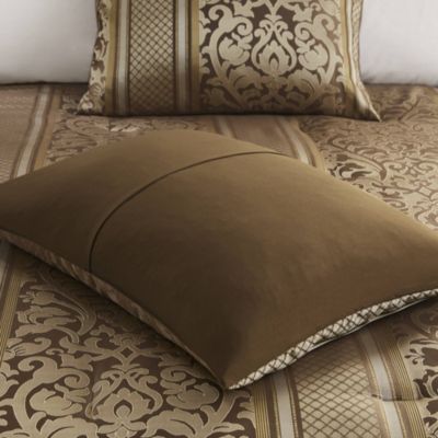 Bella 6 Piece Jacquard Comforter Set with Throw Pillows