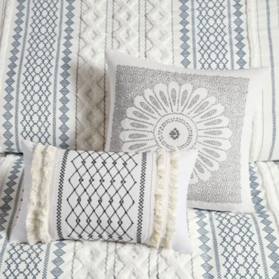 Imani Cotton Printed Comforter Set with Chenille