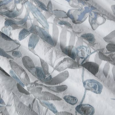 Bonnie 5 Piece Botanical Floral Seersucker Duvet Cover Set