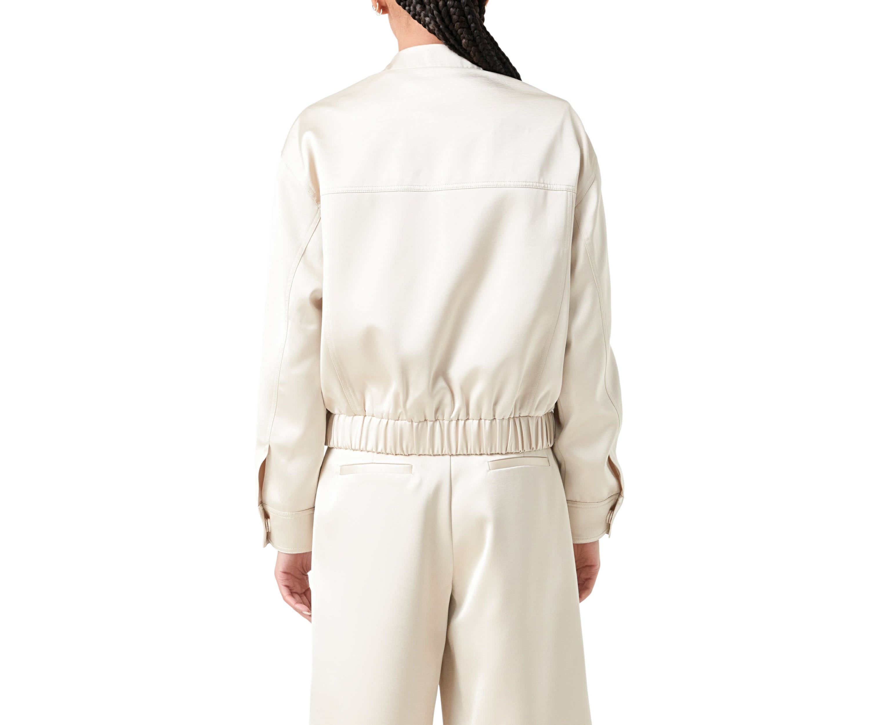 Pocket Satin Jacket