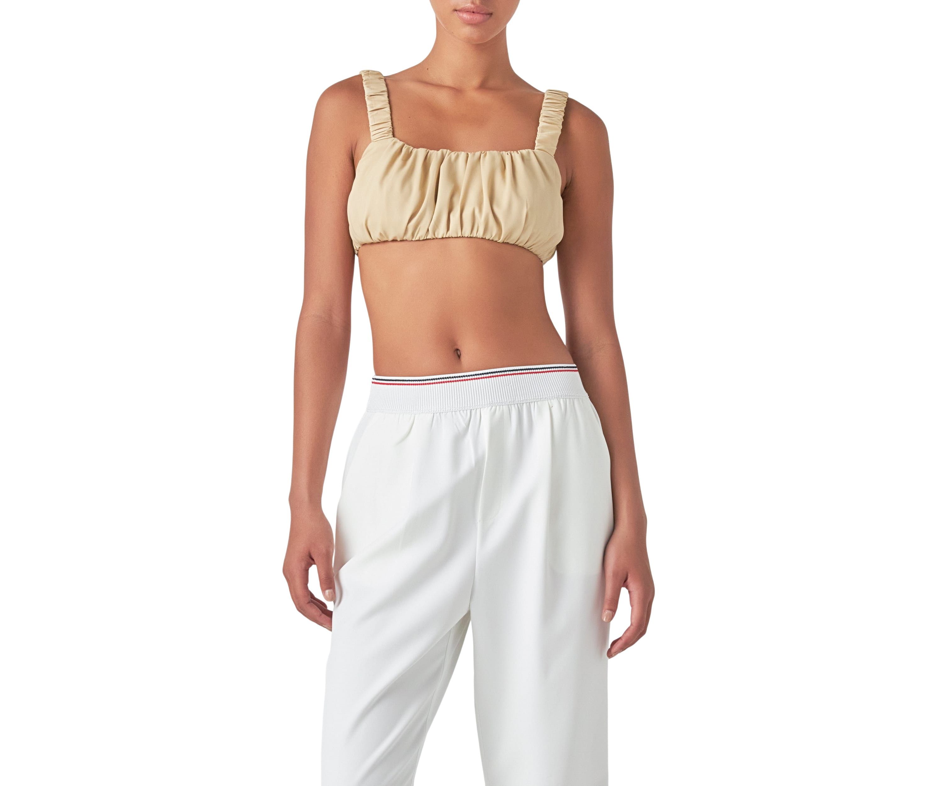 Scrunchie Bandeau Top