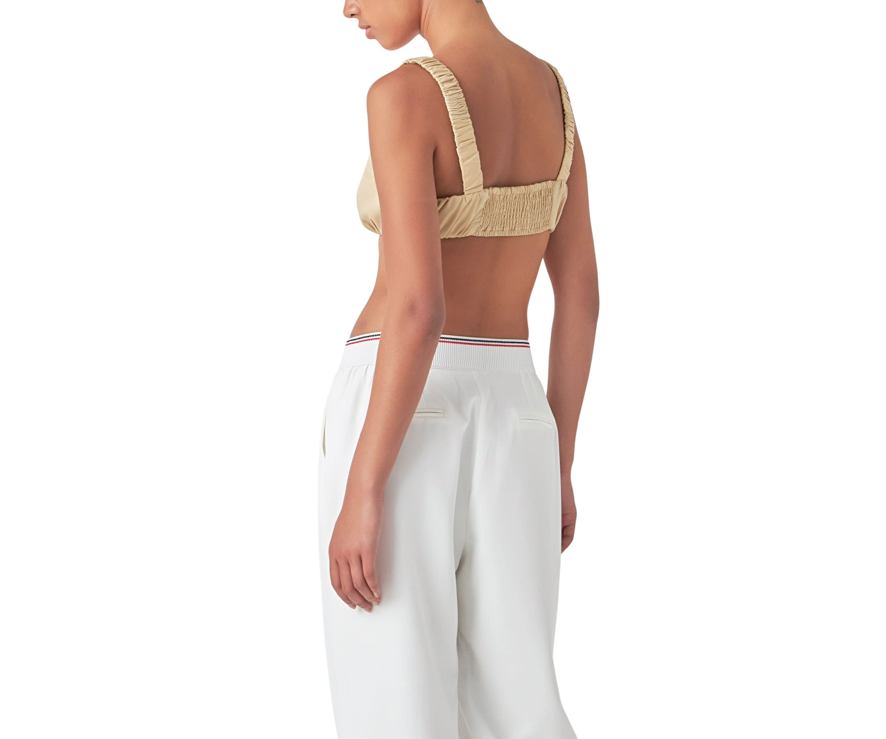 Scrunchie Bandeau Top