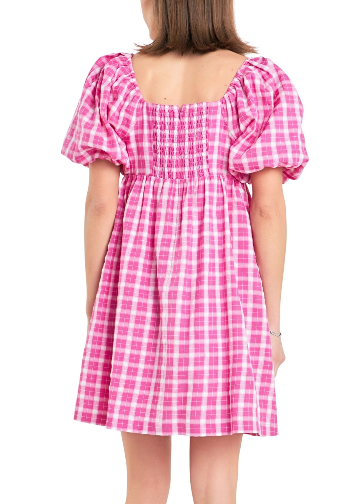 Gingham Linen Sweetheart Baby Doll