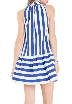 Women's Striped Halter Dress