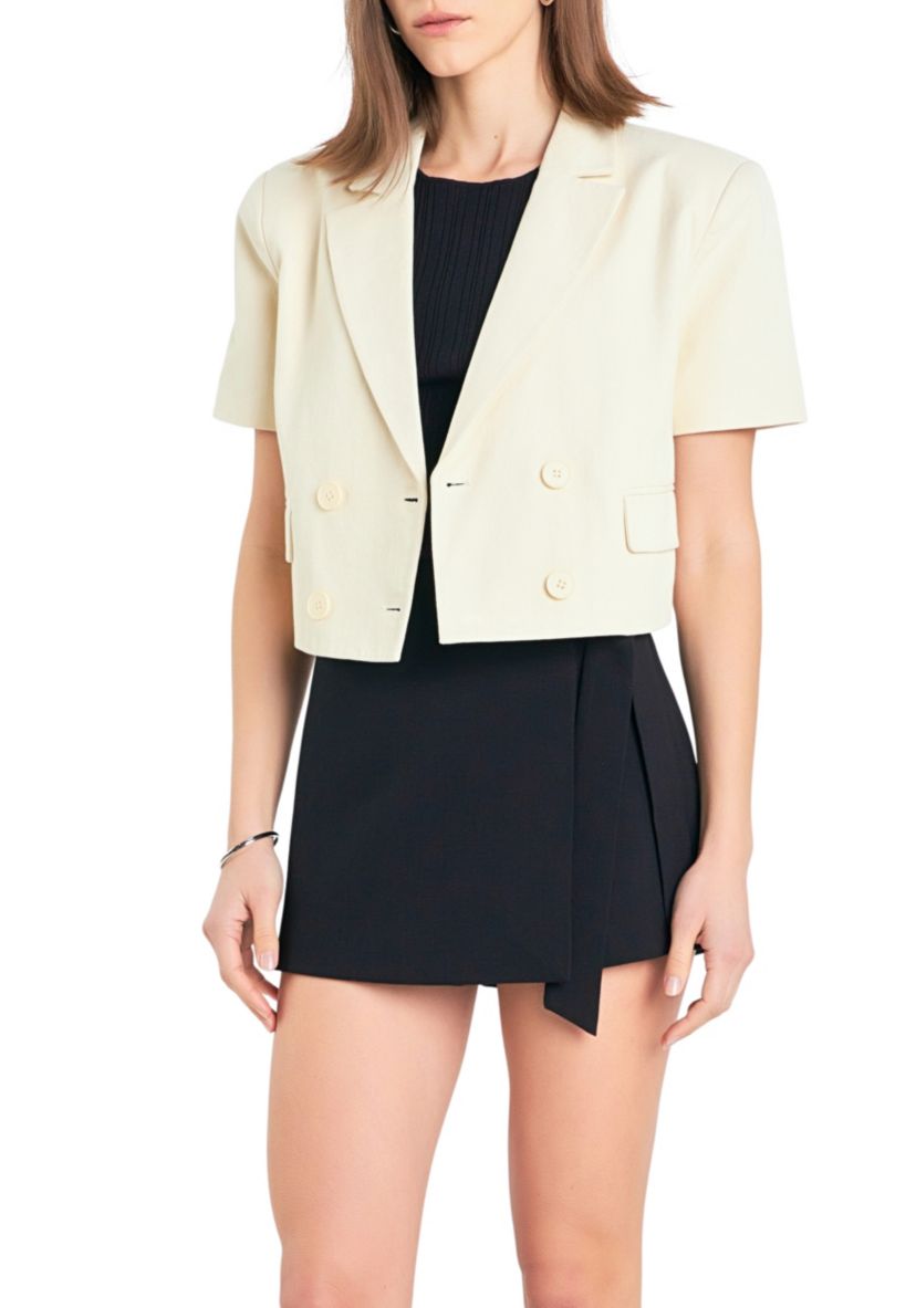 Short Sleeve Blazer