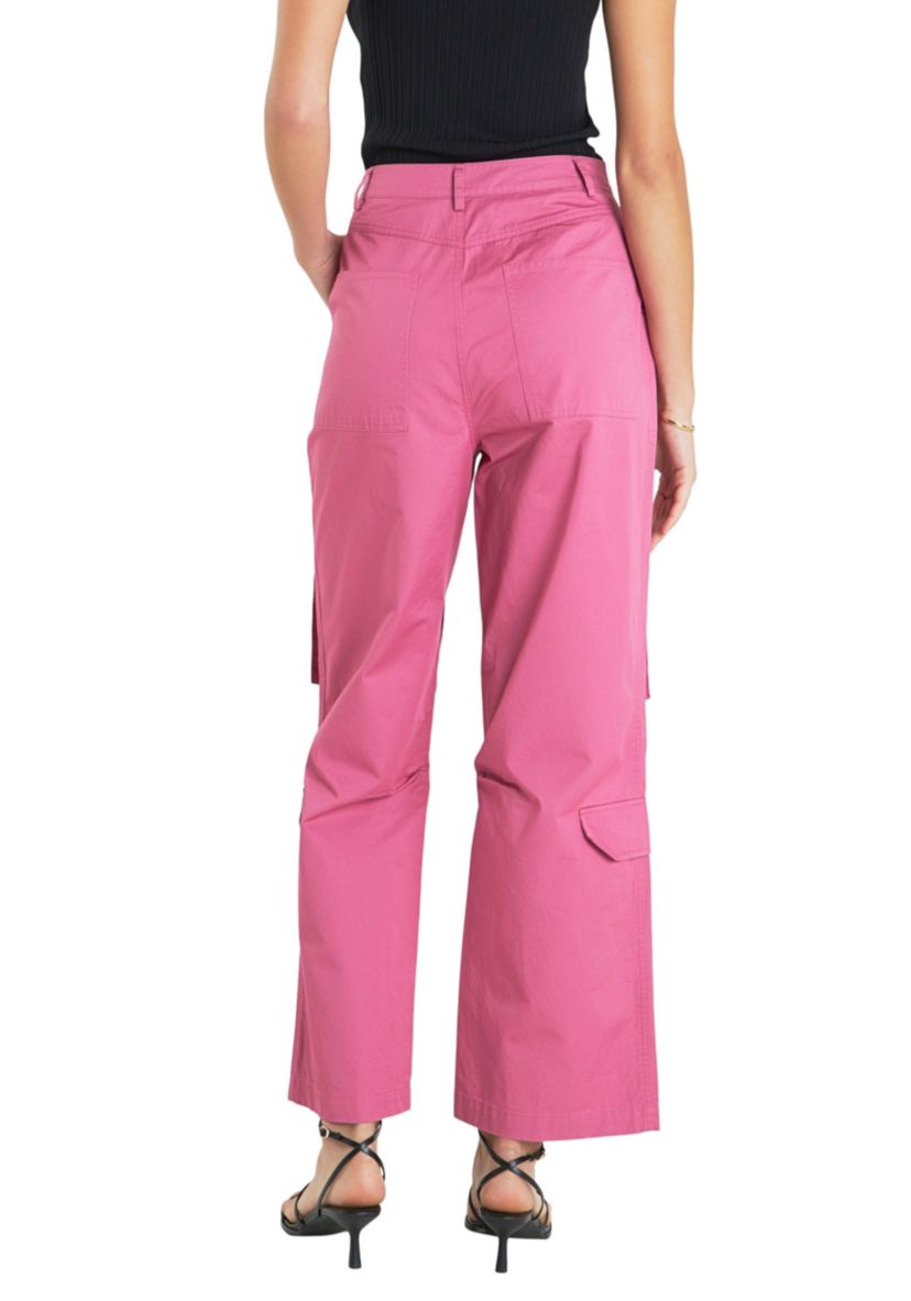 Wide Leg Pocket Cargo Pants