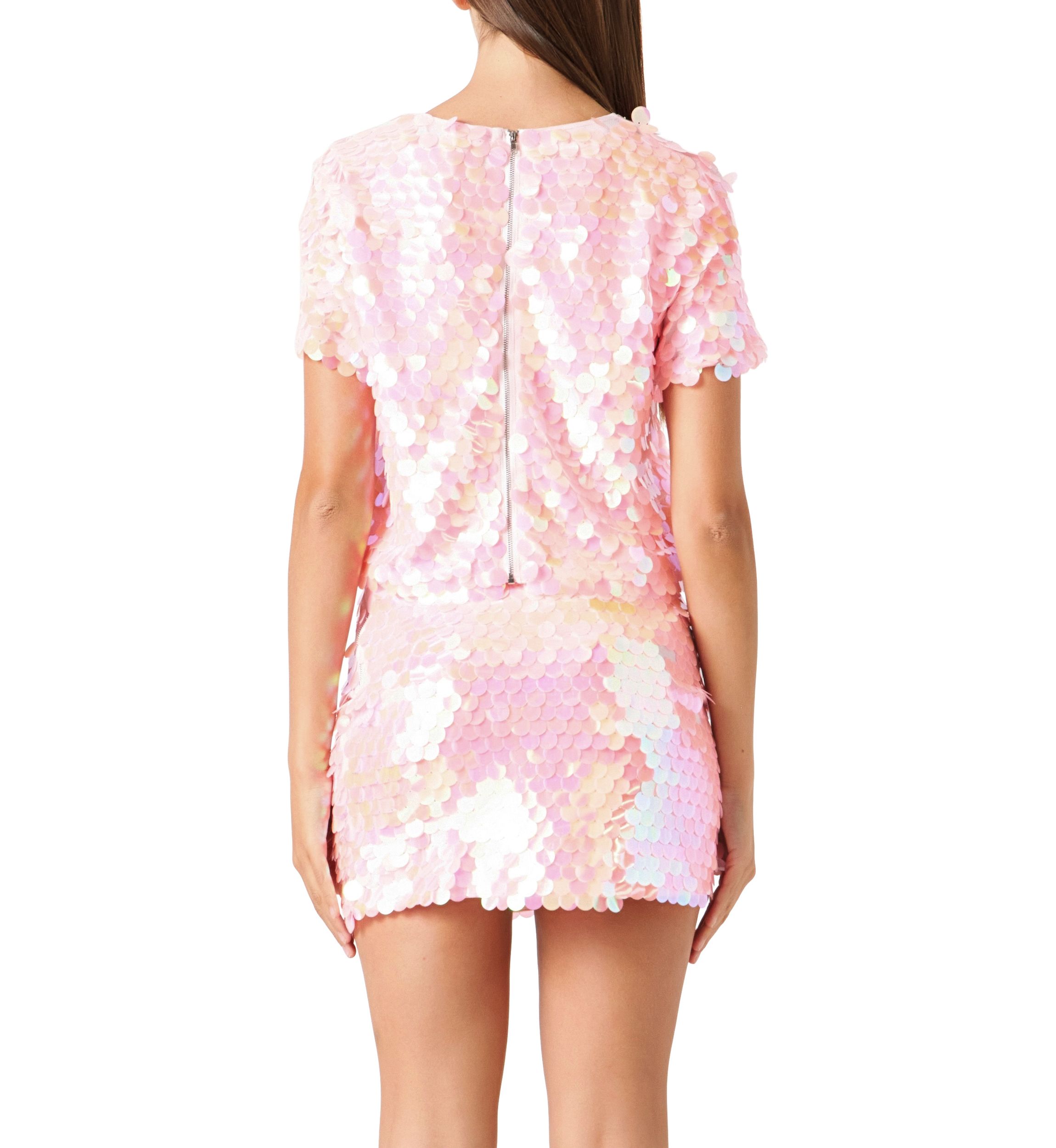 Fisheye Sequins Top