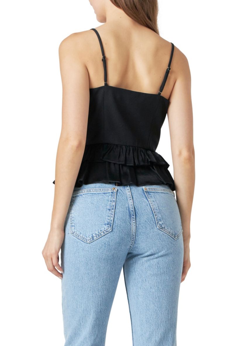 Mixed Media Layered Top