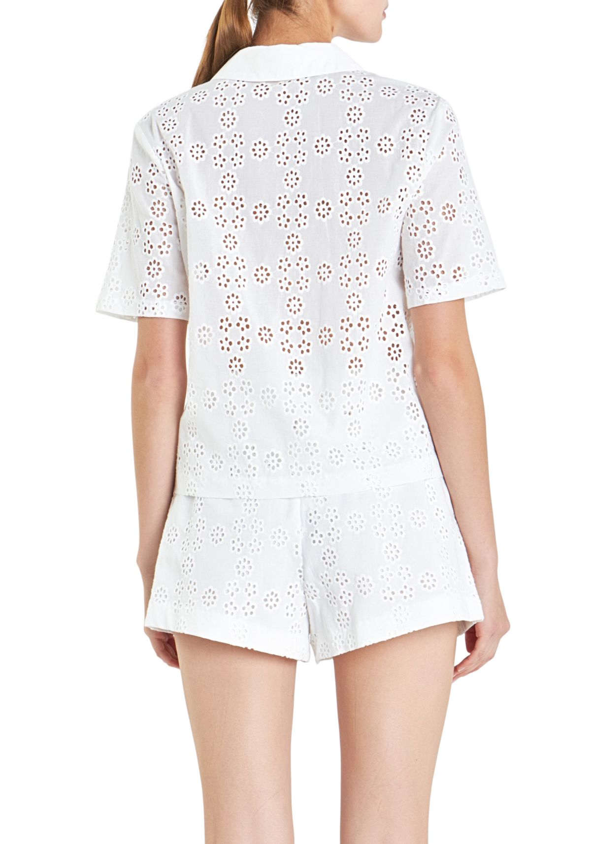 Embroidered Cotton Camp Shirt