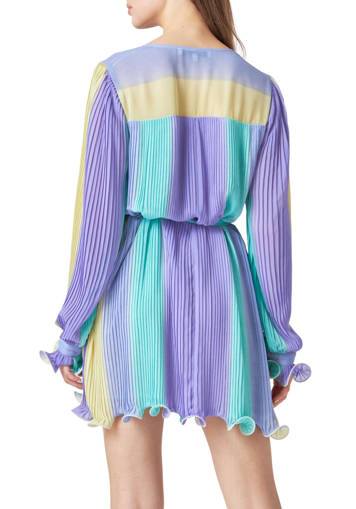 Pleated Mini Dress