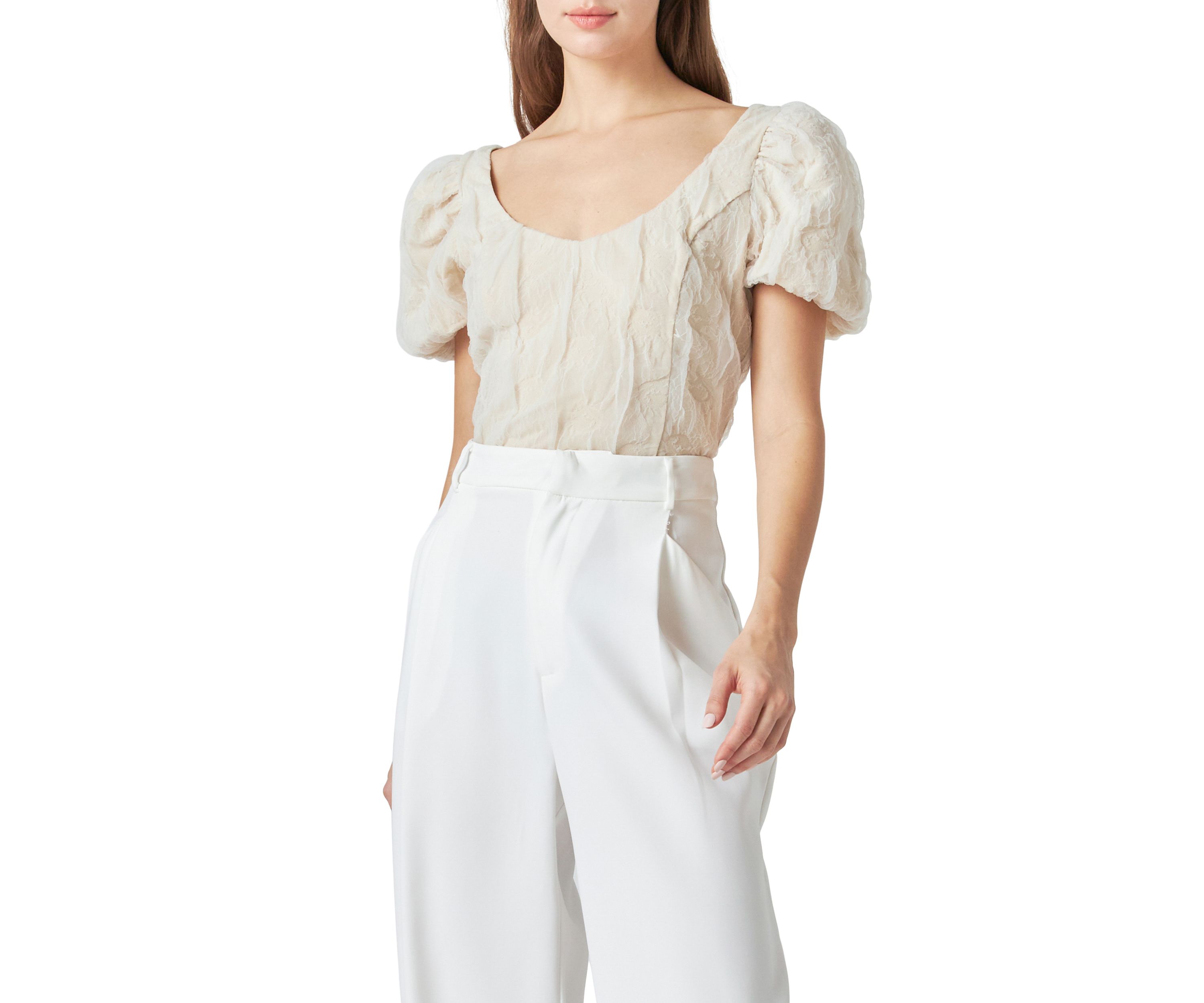 Stretch Texture Top