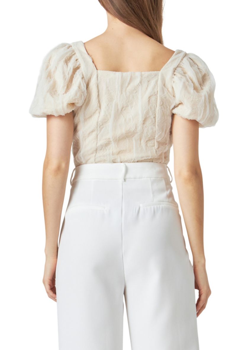 Stretch Texture Top