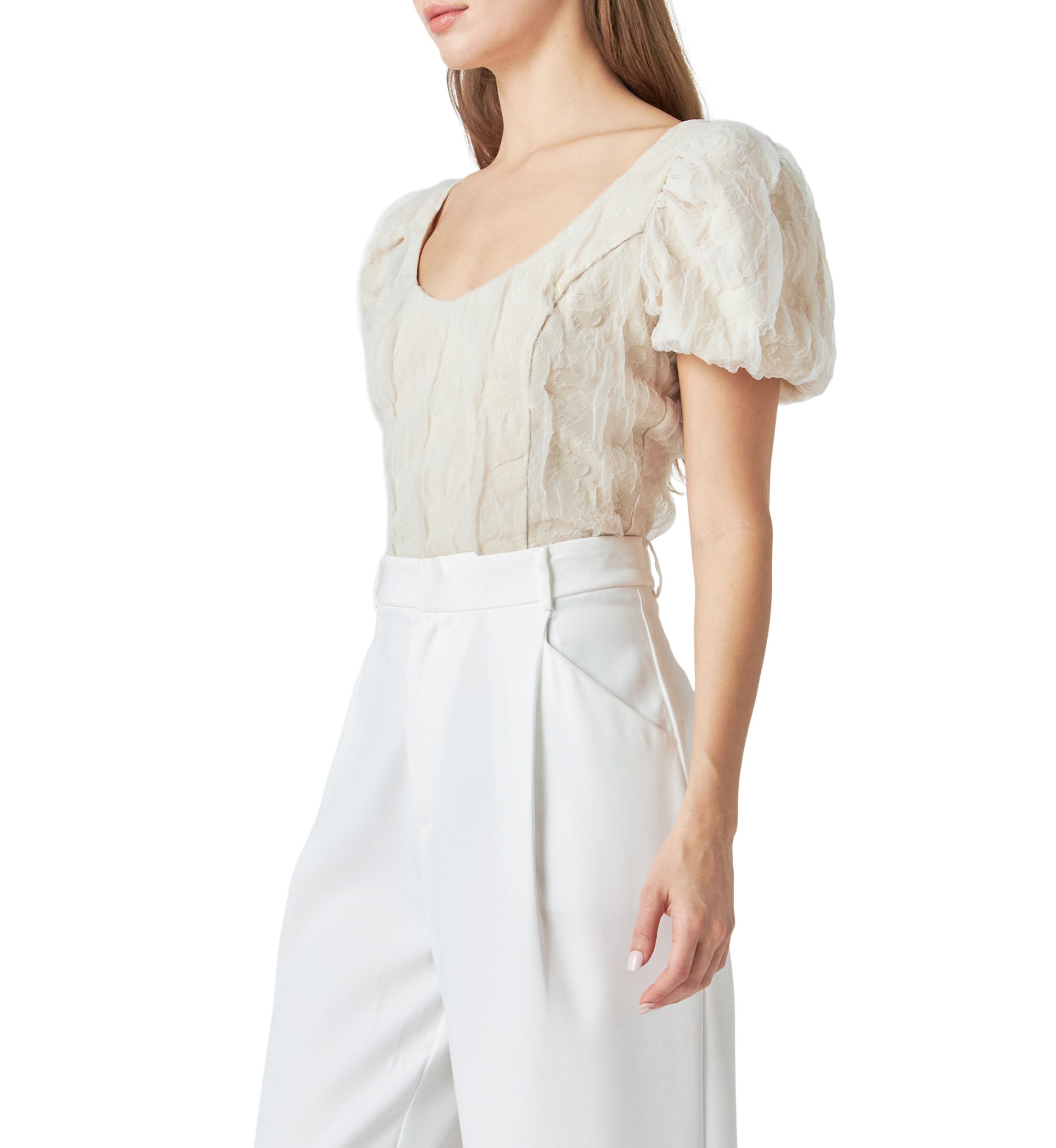 Stretch Texture Top