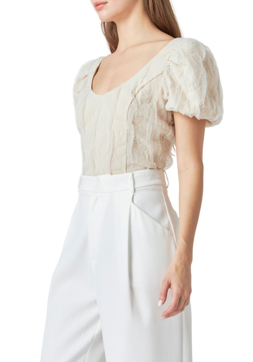 Stretch Texture Top