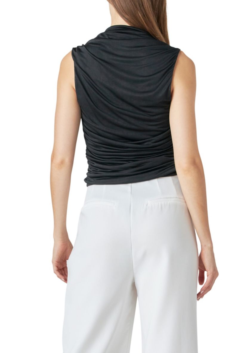 Draped Ruched Top