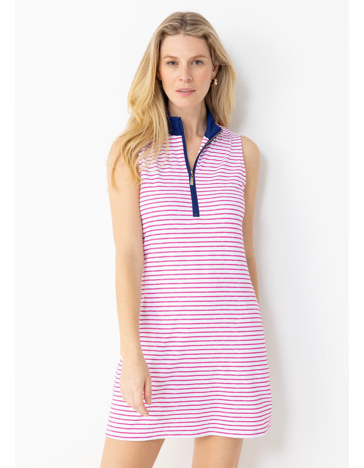 1/4 Zip Sleeveless Sport Dress