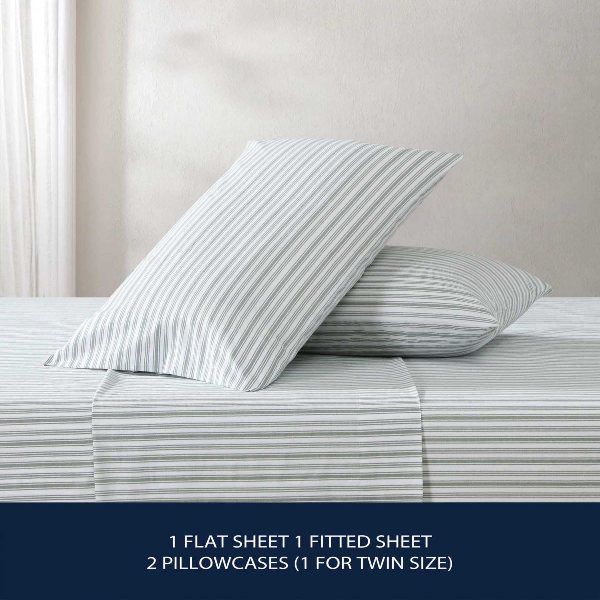 Coleridge Stripe Cotton Sheet Set