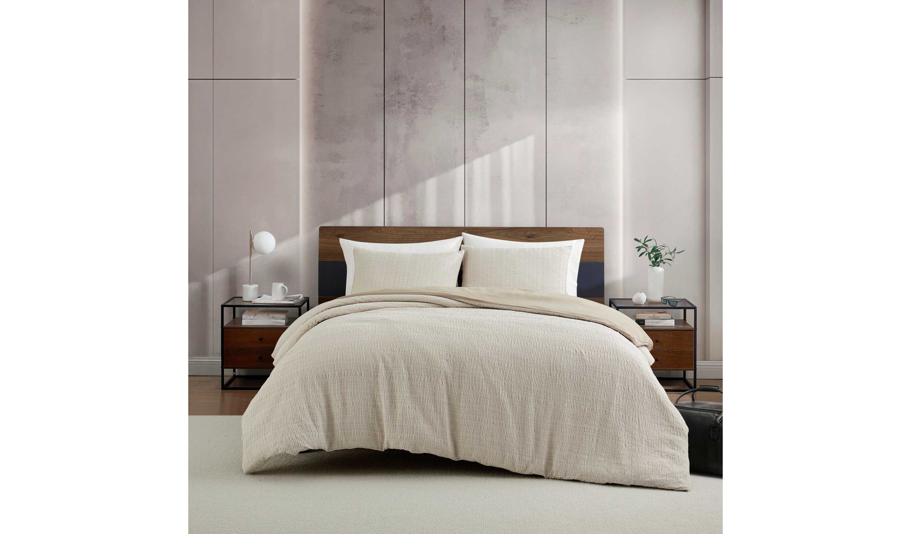 Stitched Gauze Microfiber Duvet Set