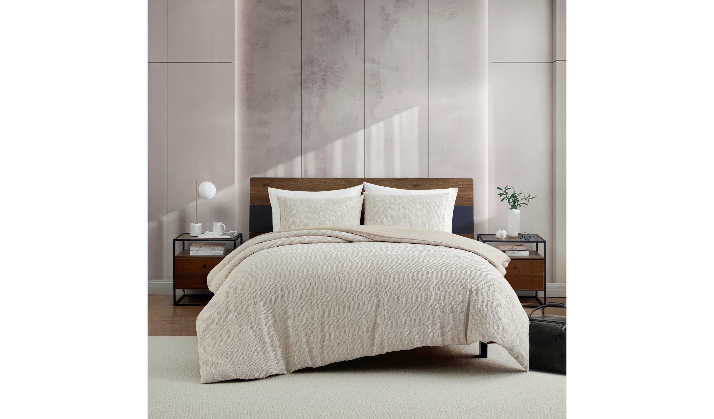 Stitched Gauze Microfiber Duvet Set