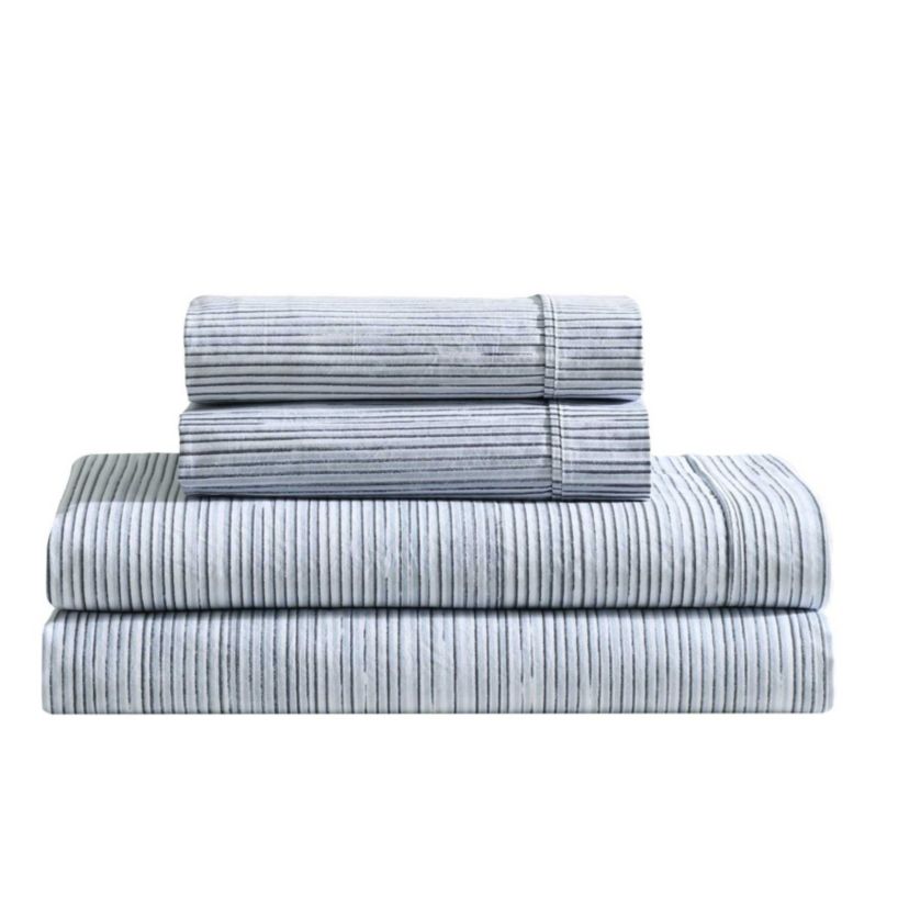 Wavy Stripe Cotton Sheet Set