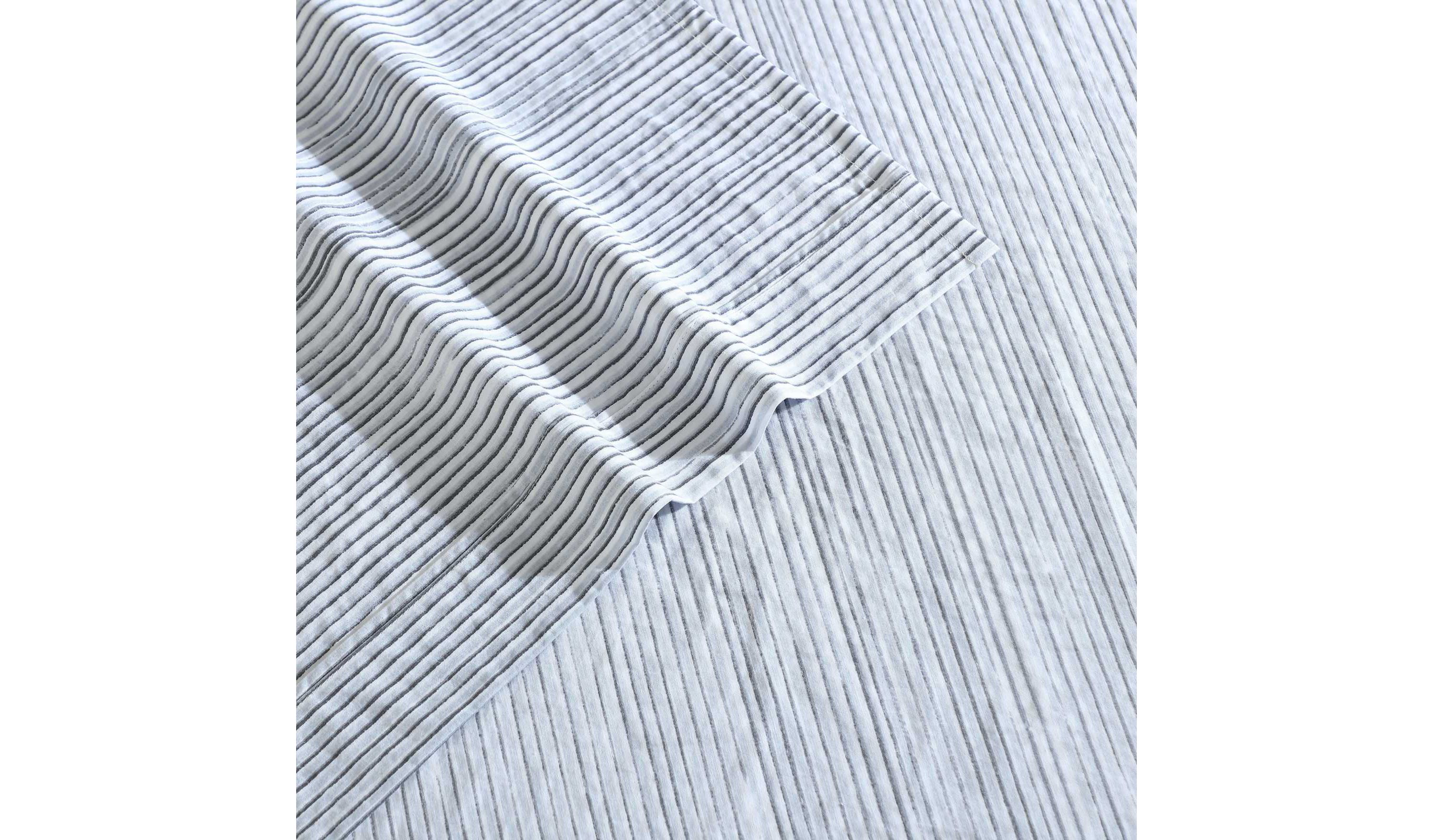 Wavy Stripe Cotton Sheet Set