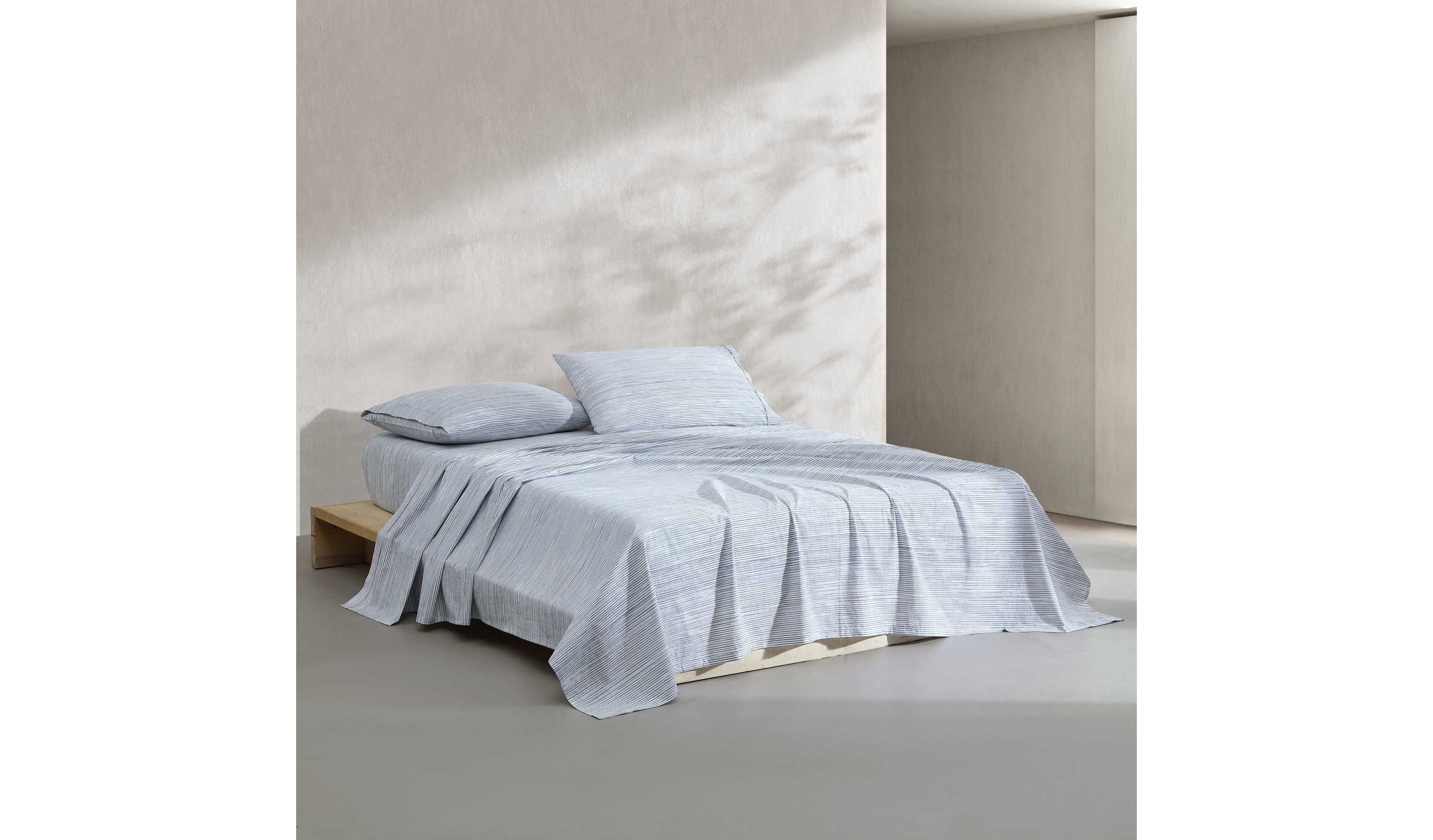 Wavy Stripe Cotton Sheet Set