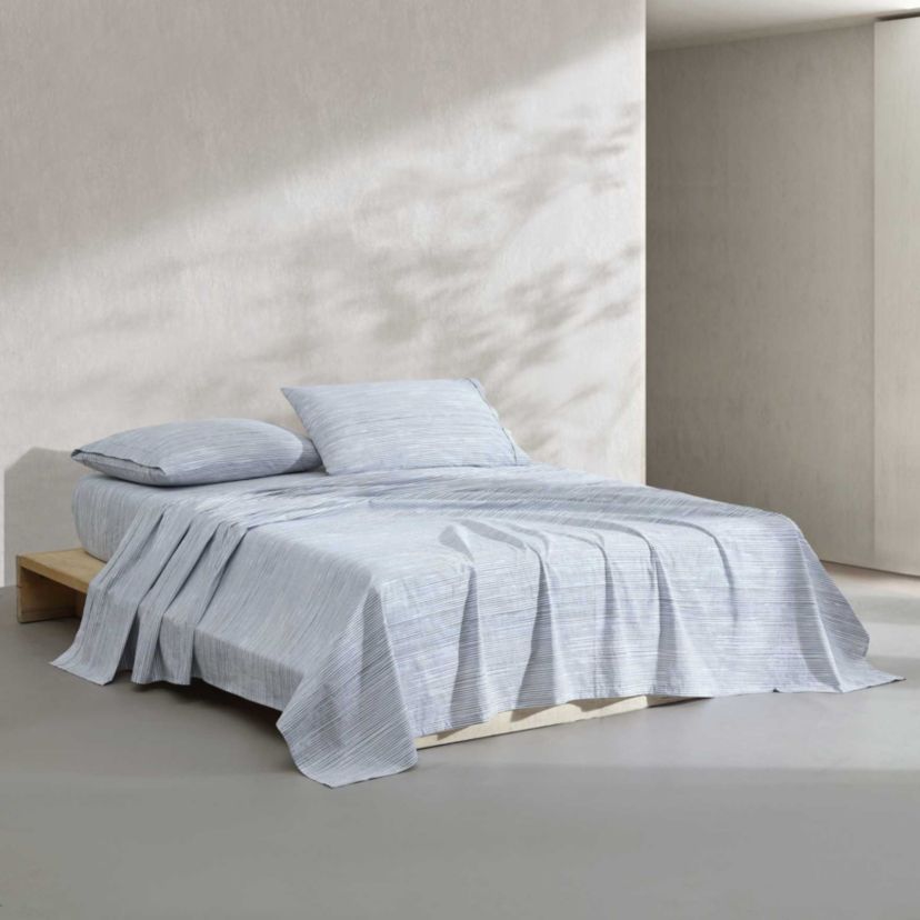 Wavy Stripe Cotton Sheet Set