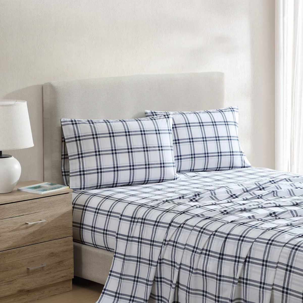 Ryan Cove Plaid Cotton Sheet Set