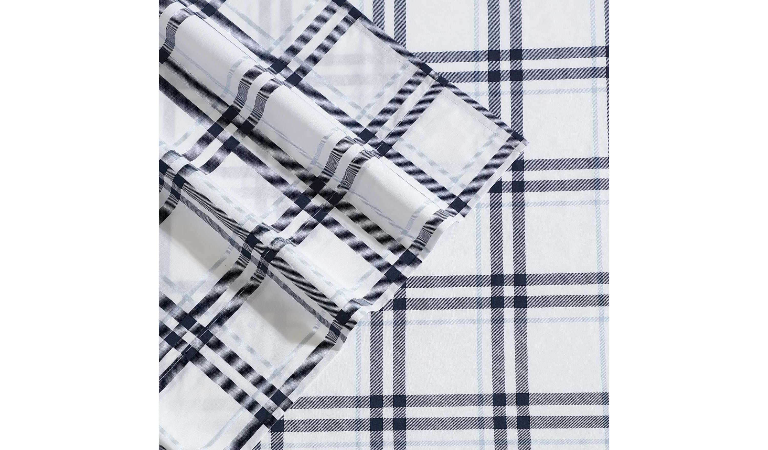 Ryan Cove Plaid Cotton Sheet Set