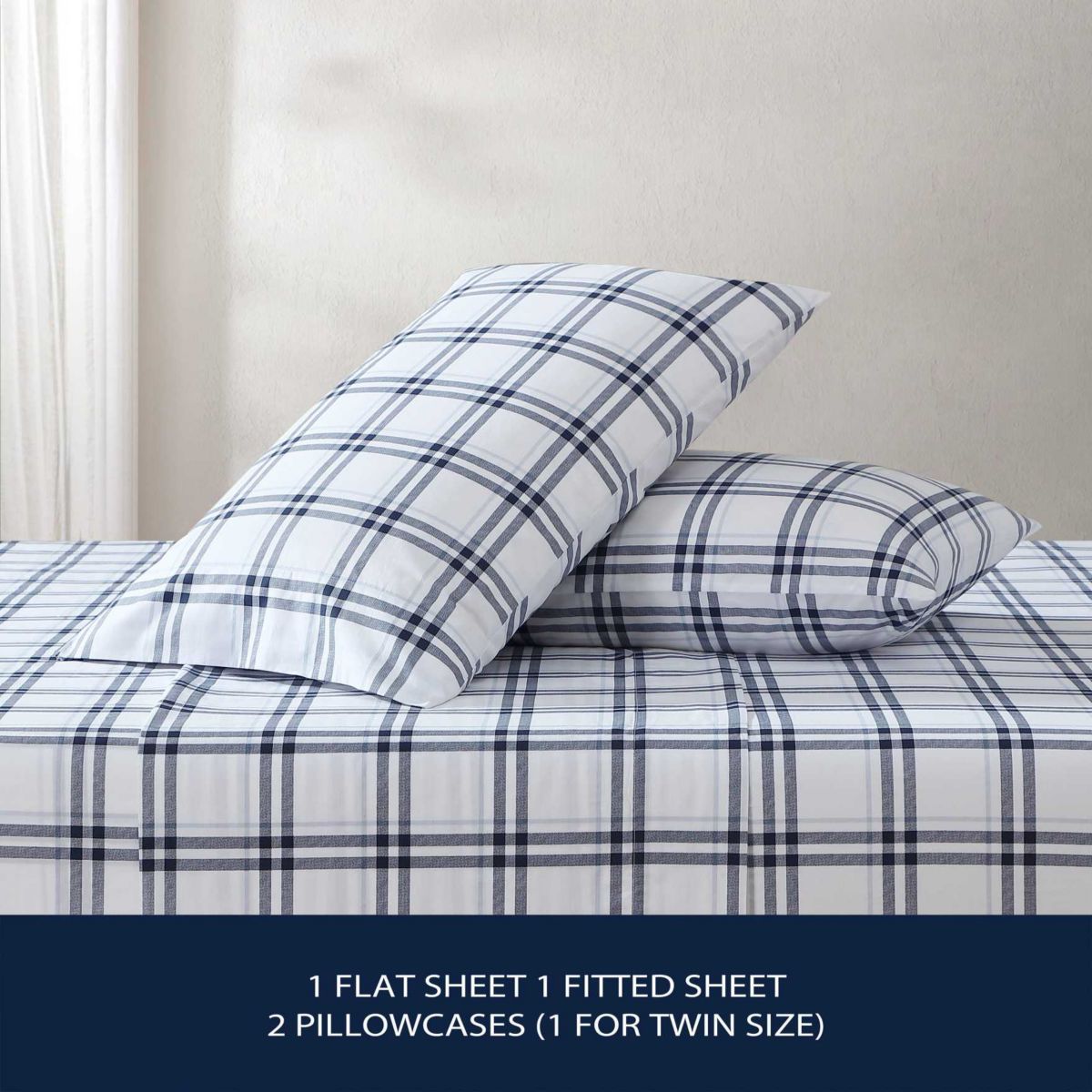 Ryan Cove Plaid Cotton Sheet Set