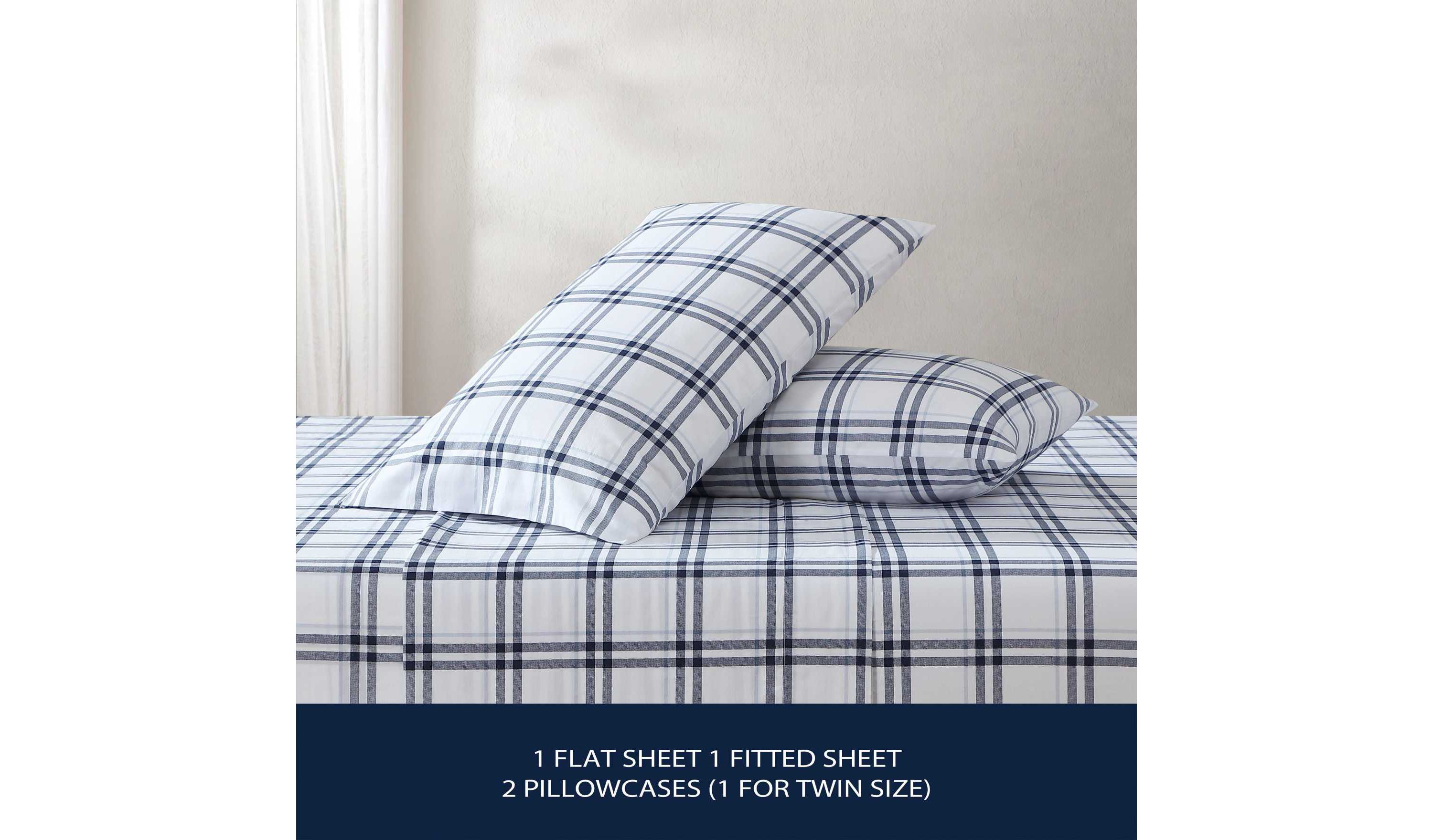 Ryan Cove Plaid Cotton Sheet Set