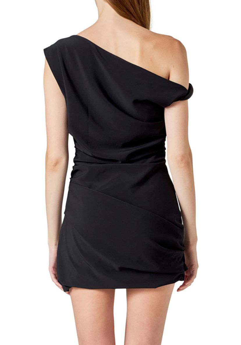 Draped Mini Dress