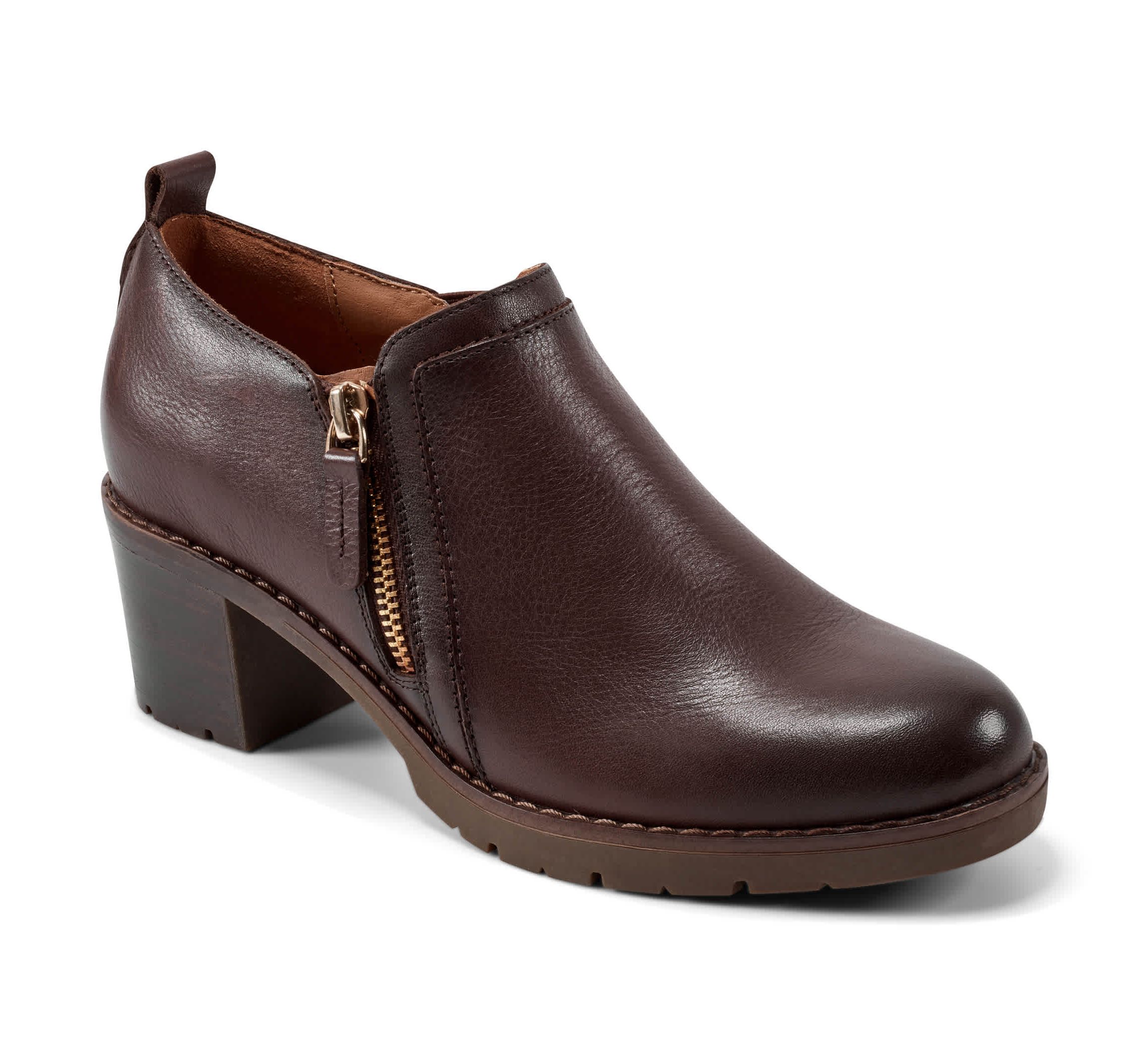 Cosa eFlex Almond Toe Side Zipper Shooties