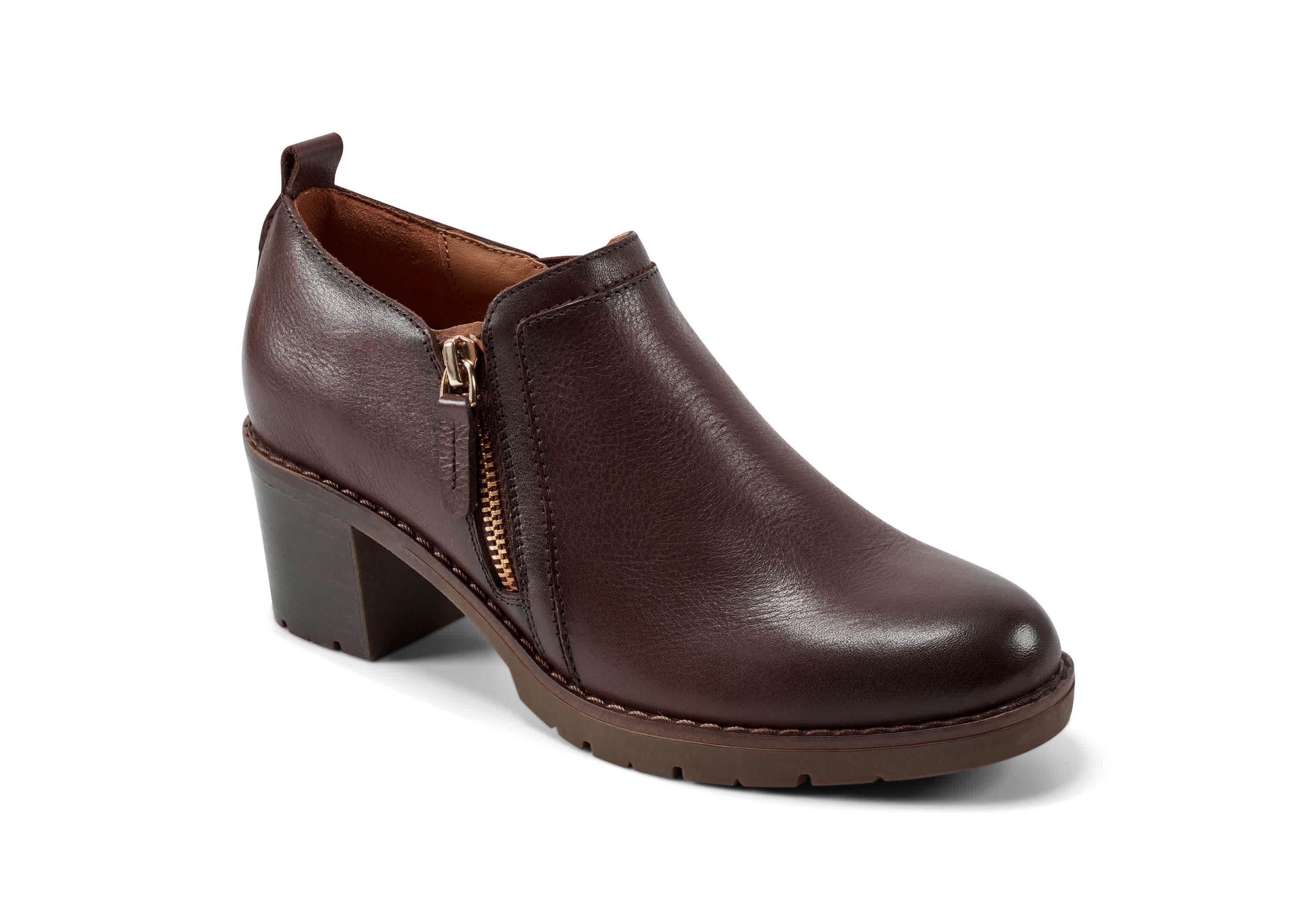 Cosa eFlex Almond Toe Side Zipper Shooties
