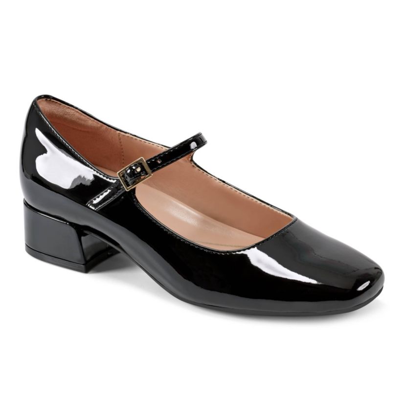 Janica Block Heel Mary Jane Dress Pumps