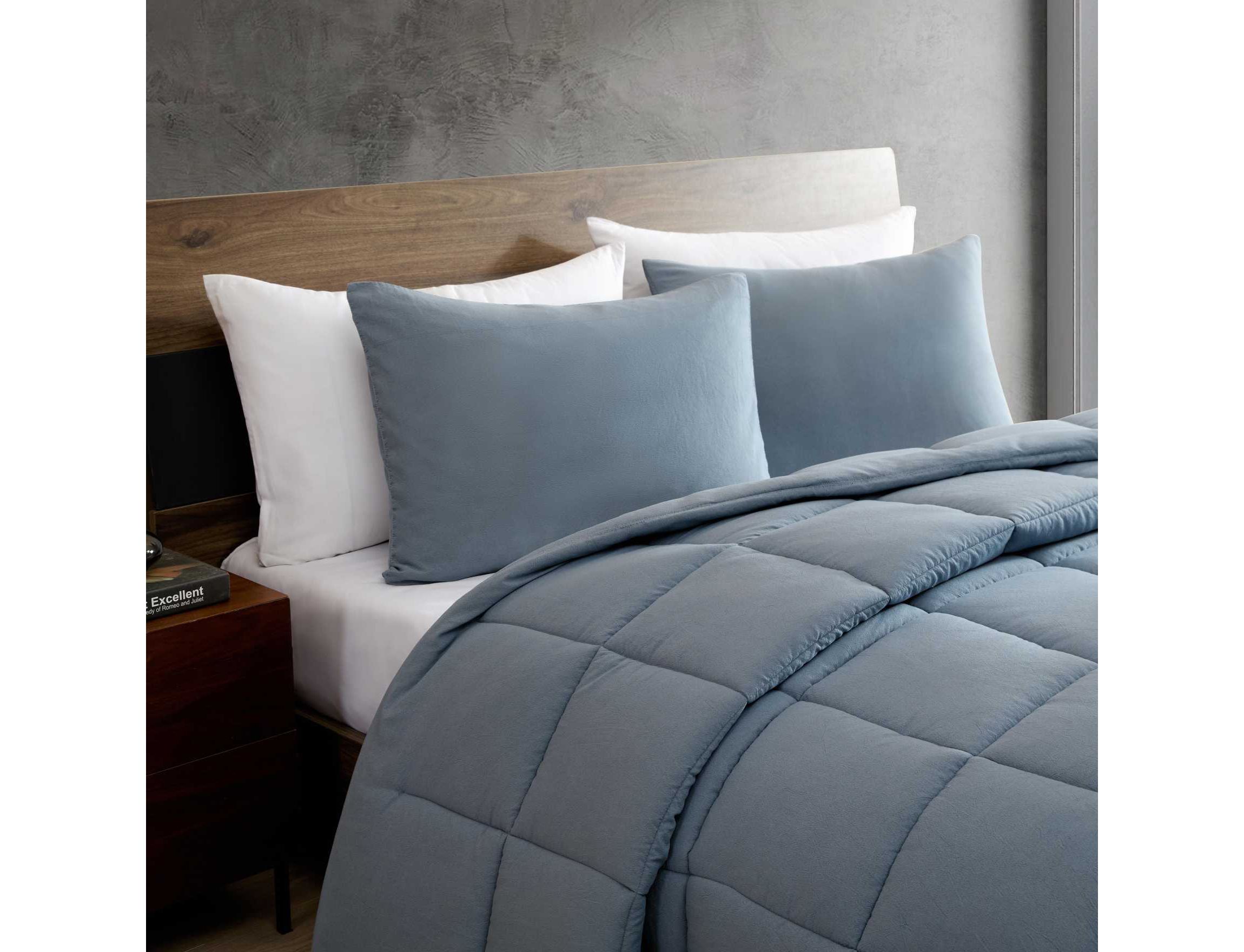 Solid Microfiber Comforter Set