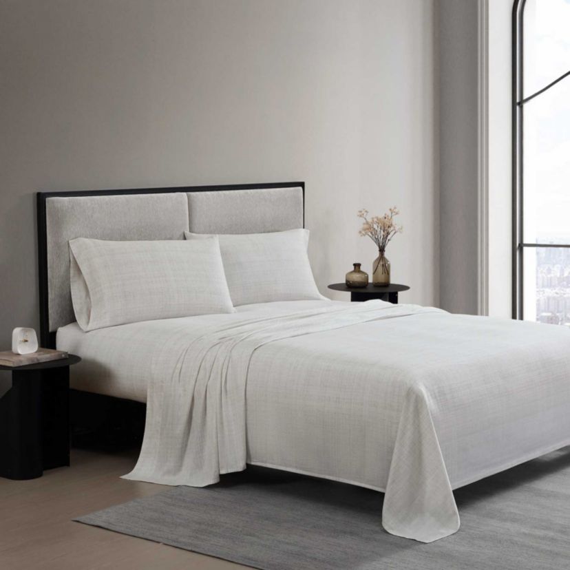Erased Texture Cotton Sheet Set
