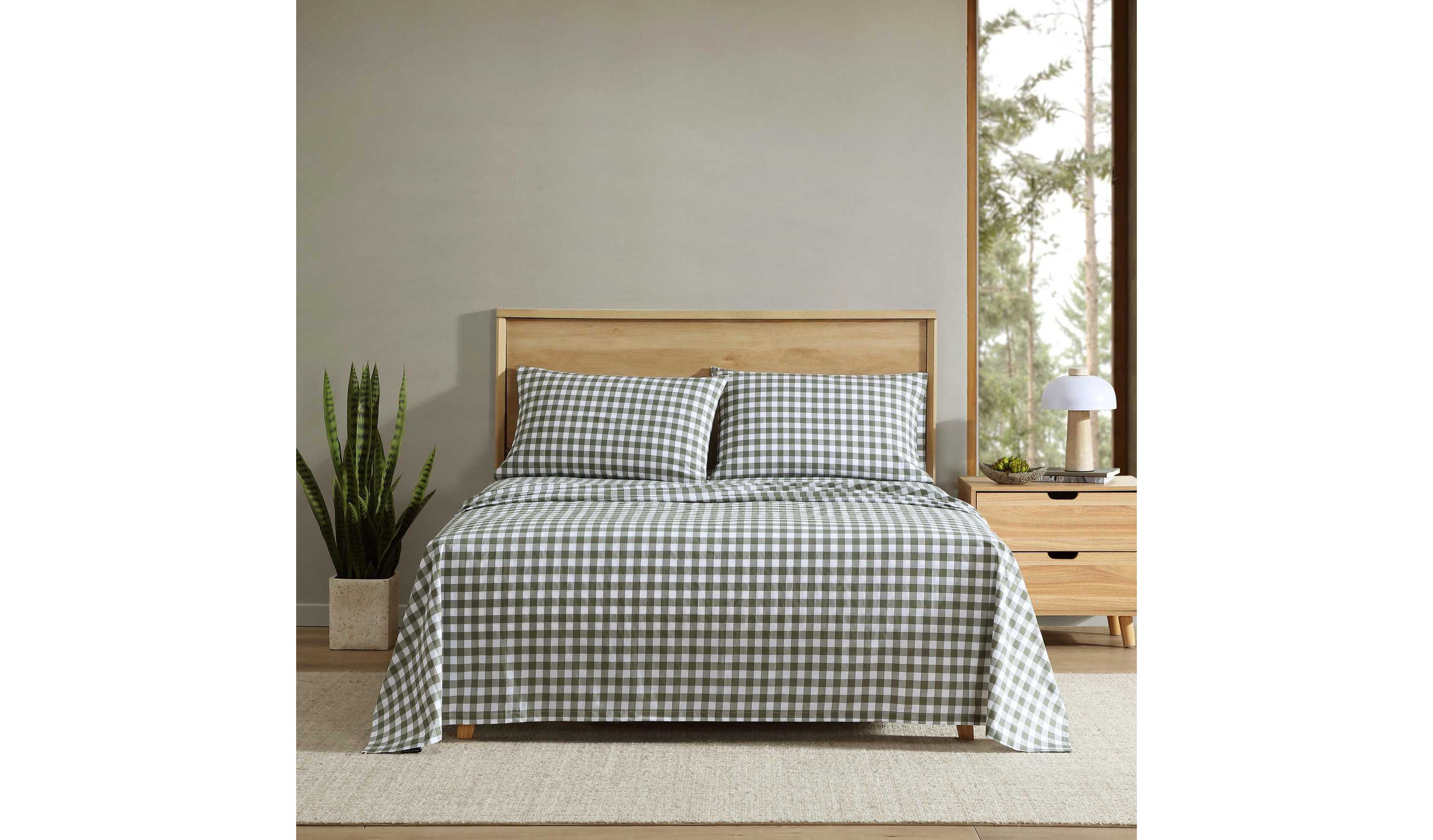 Preston Check Cotton Sheet Set