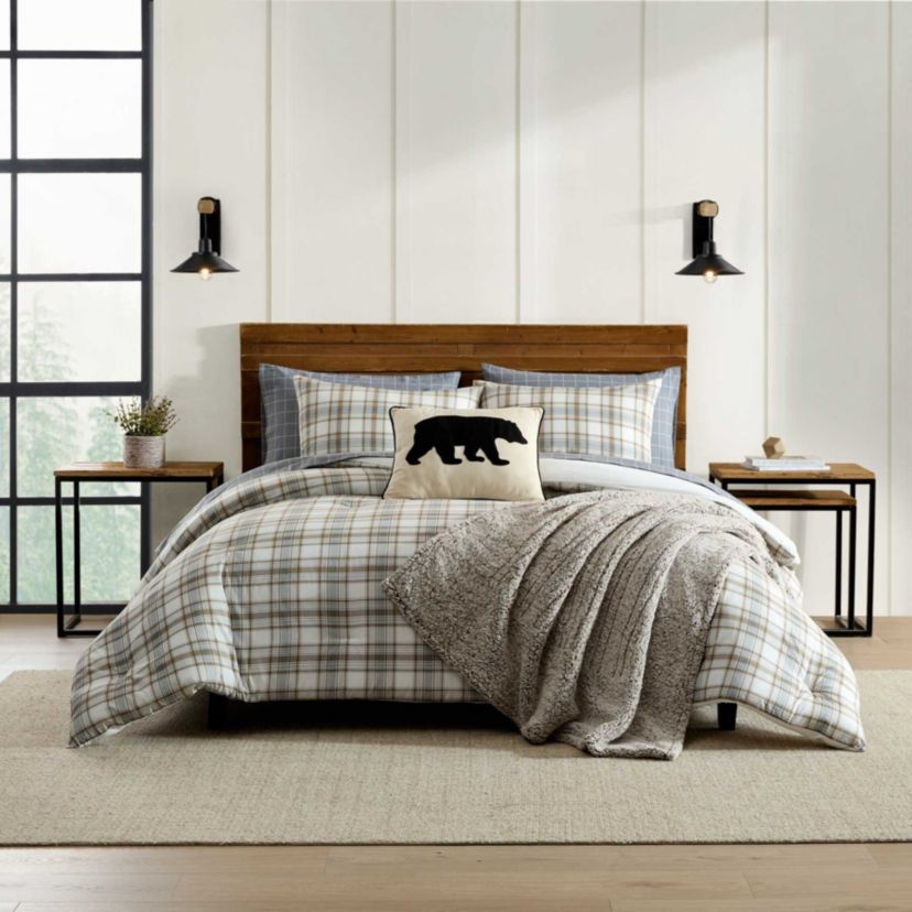Ashland Plaid Cotton Comforter Set