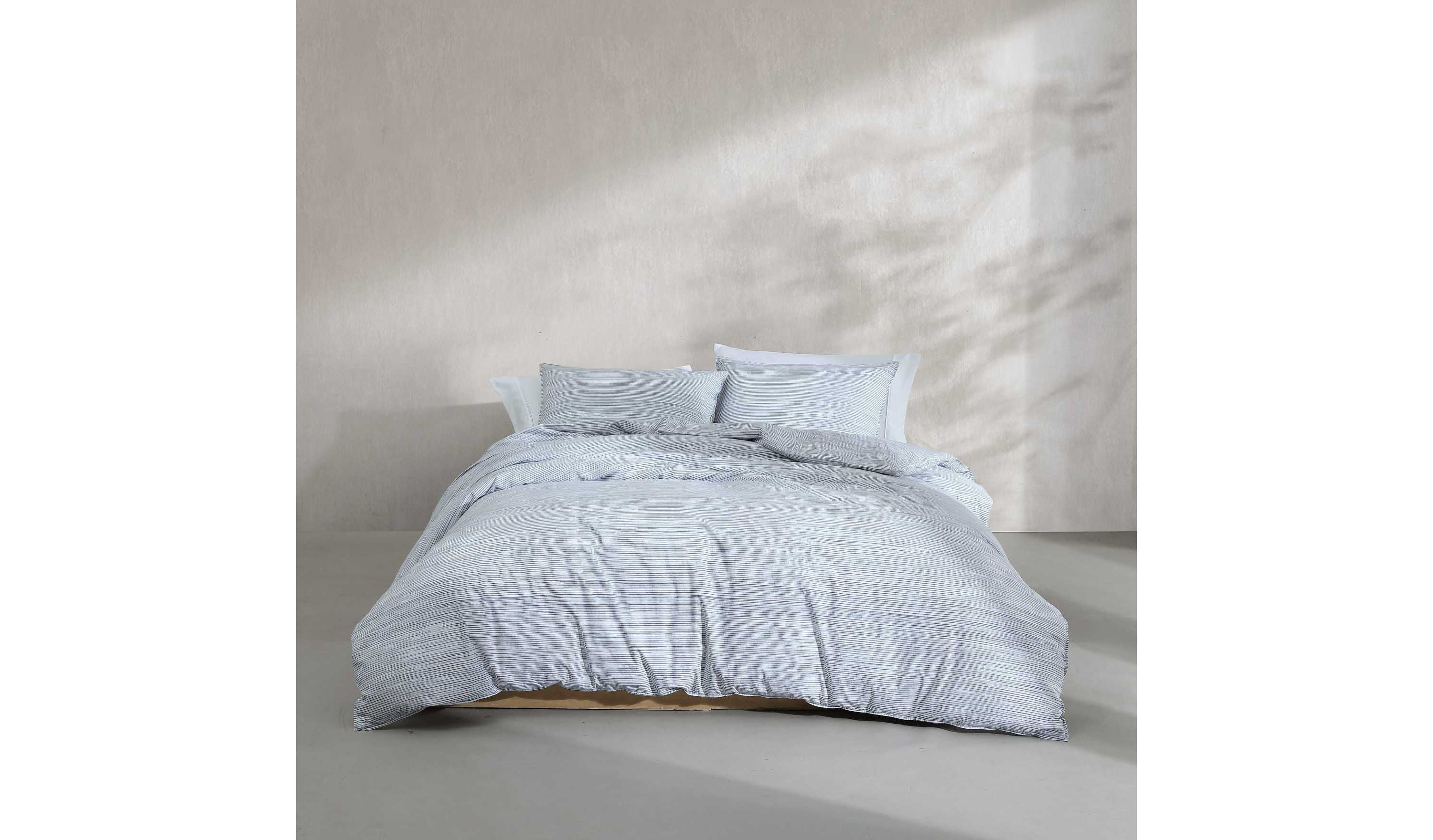 Wavy Stripe Cotton Duvet Set
