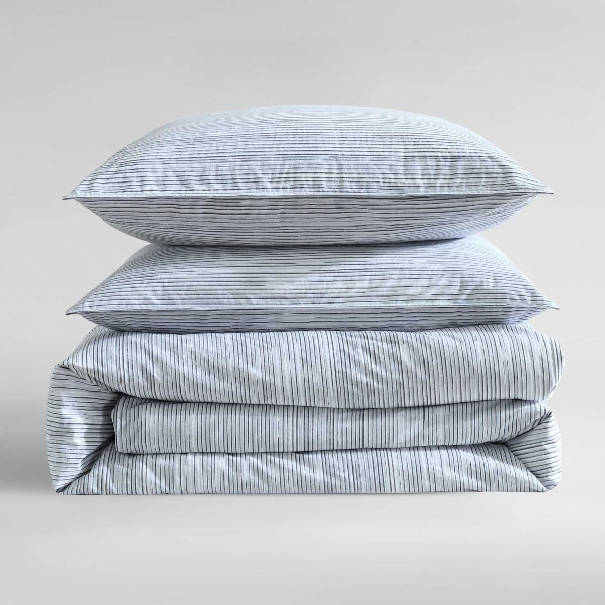 Wavy Stripe Cotton Duvet Set