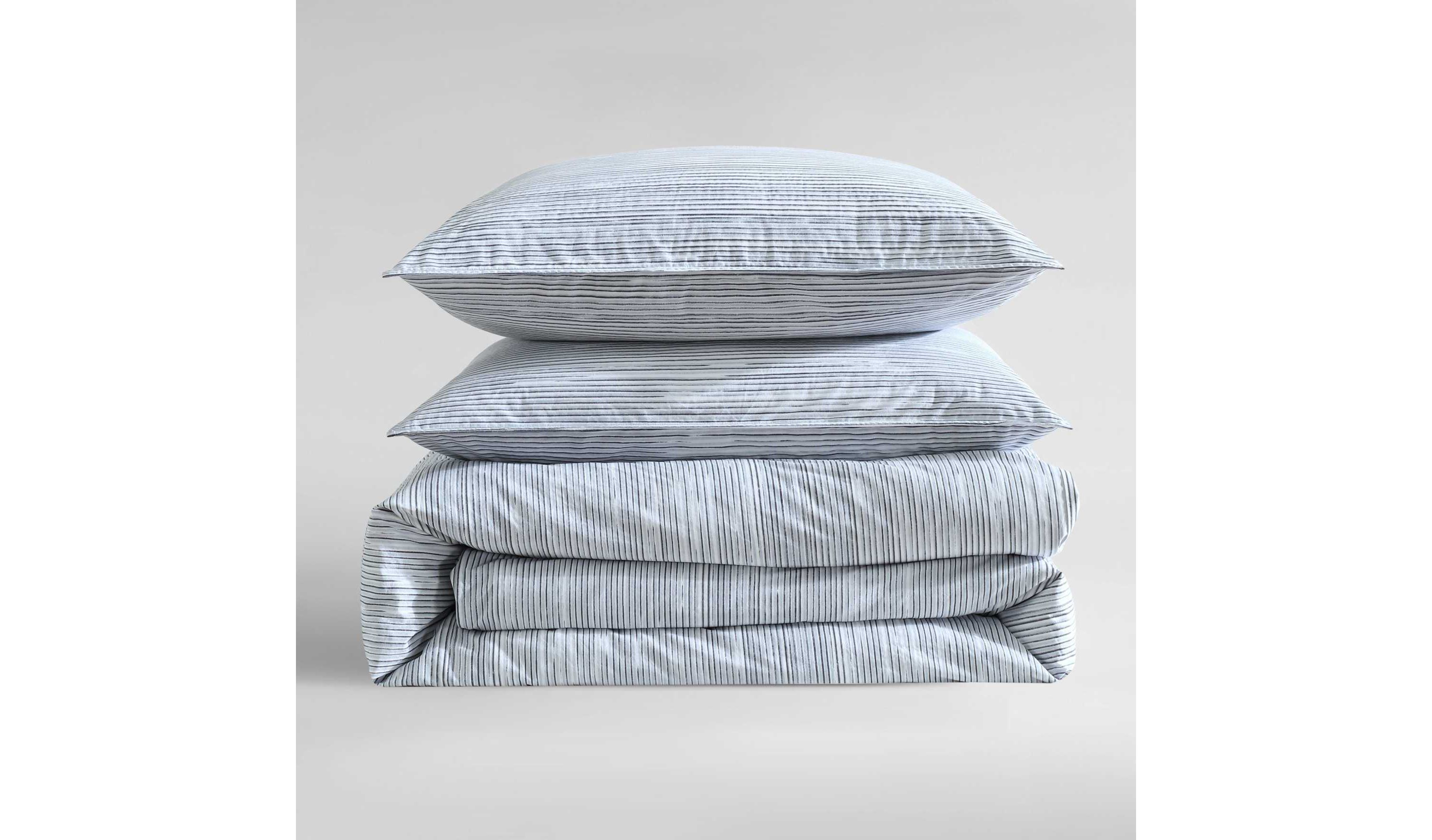 Wavy Stripe Cotton Duvet Set