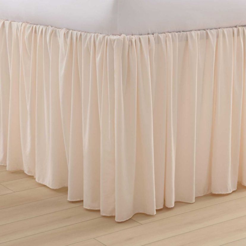 Washed Microfiber Microfiber Bedskirt