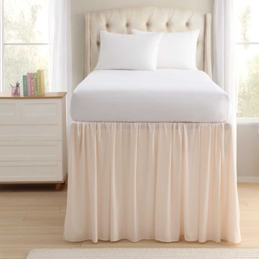 Washed Microfiber Microfiber Bedskirt